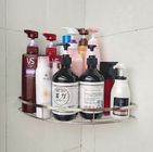 Wall Mounted Bathroom Storage Rack / Sanitary Ware Shelf Wire Mesh Shelving